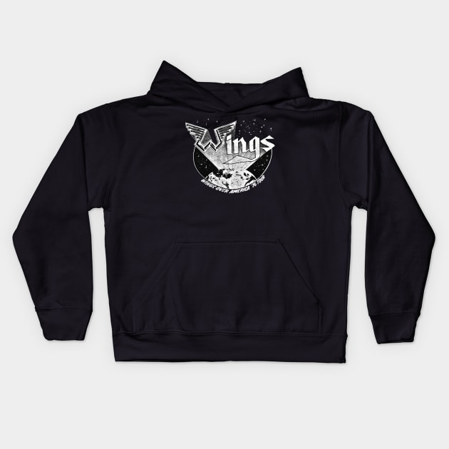 Wings Kids Hoodie by Sketchead